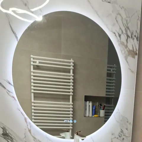 Oglindă rotundă cu LED