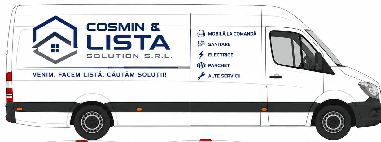 Duba Cosmin & LISTA Solution, cu sigla și lista de servicii
